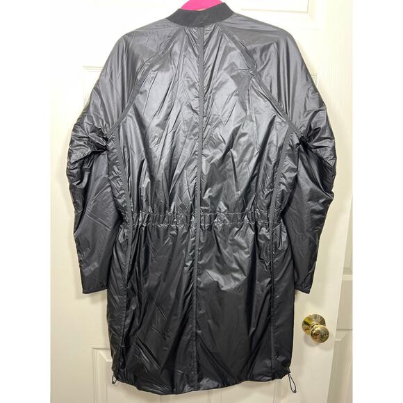 Athleta Summit Insulated Parka Jacket Coat Primaloft in Black Women's Small - Picture 8 of 12